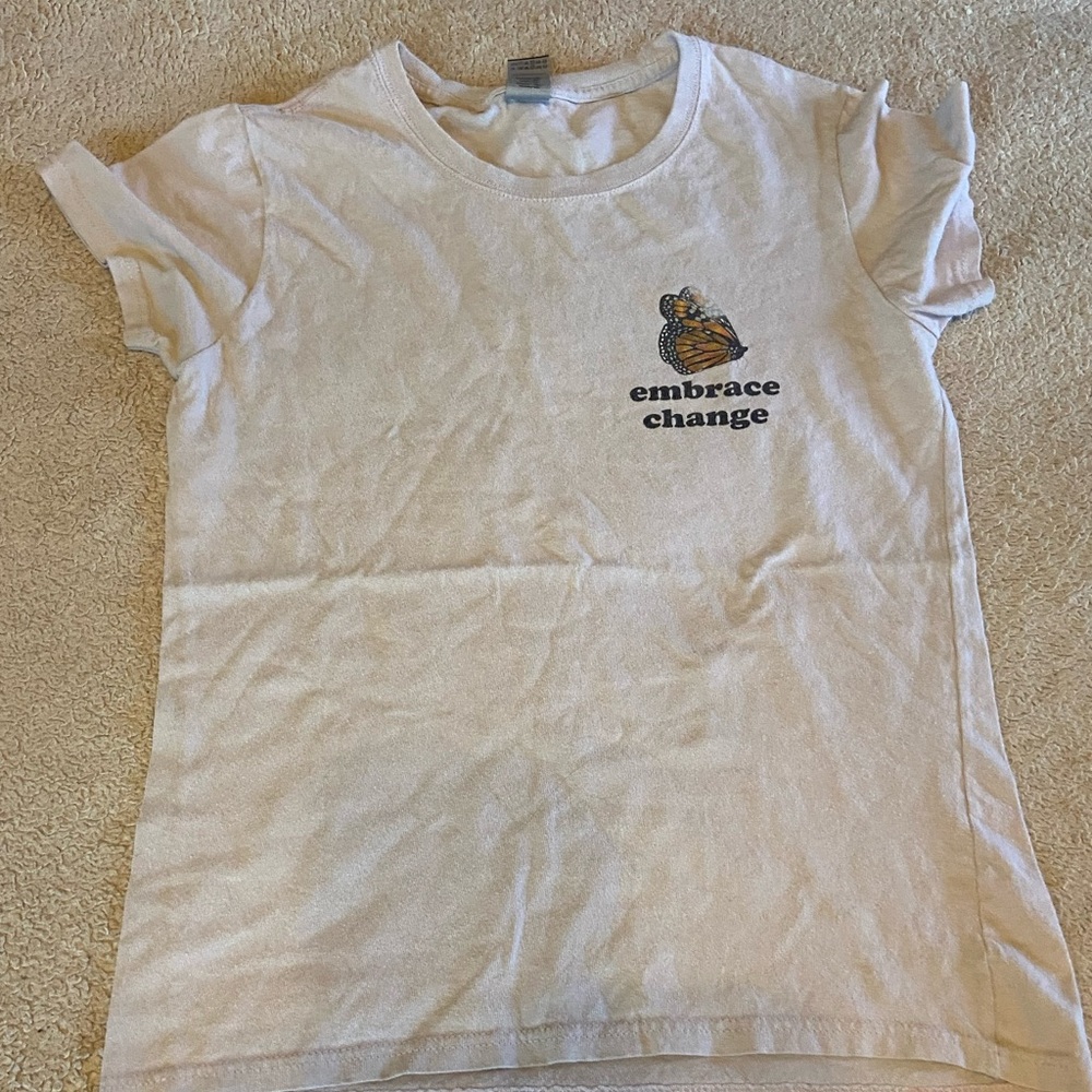 Soft tshirt embrace change